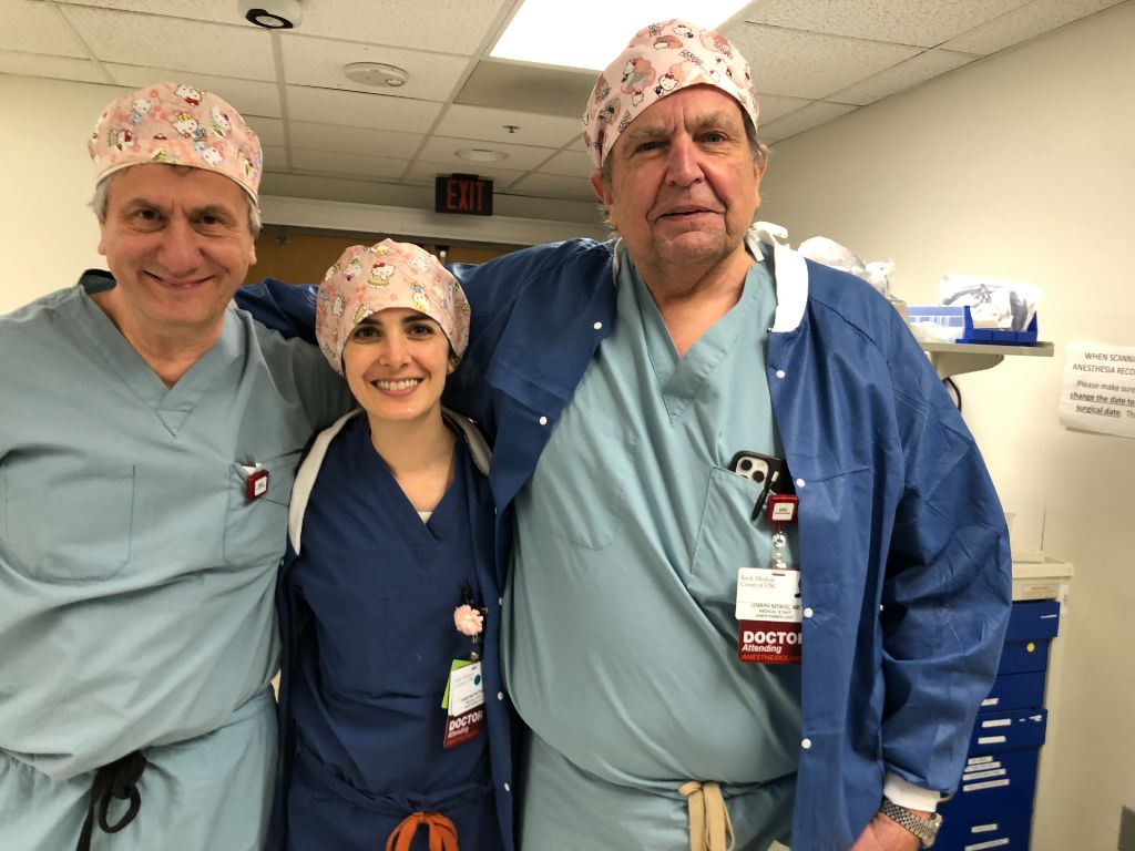 Team photo with colleagues